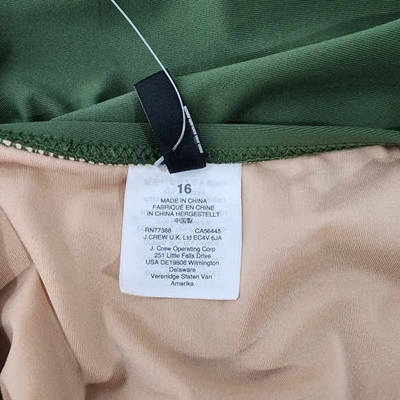 J. Crew One-shoulder Swimsuit with Tortoise Ring - Picture 7 of 12